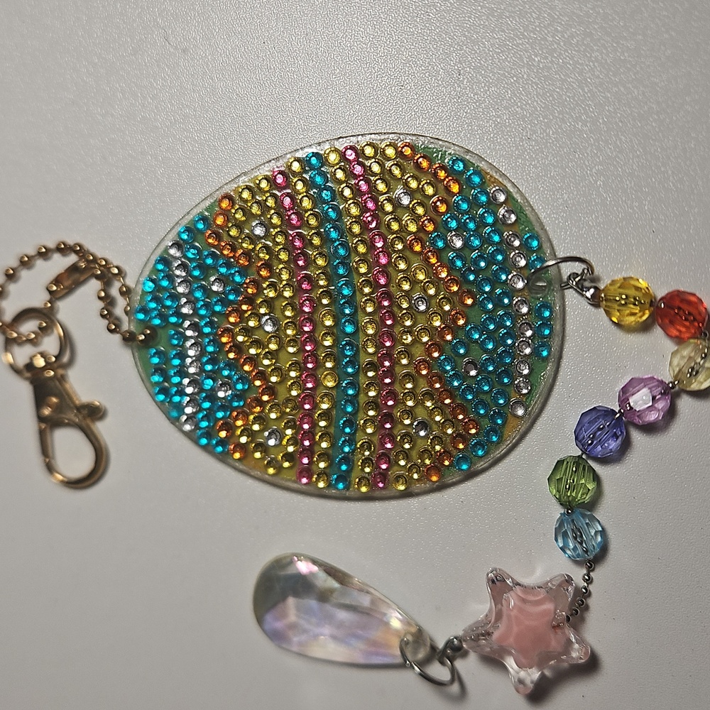 Easter Keychain Diamond Art Style